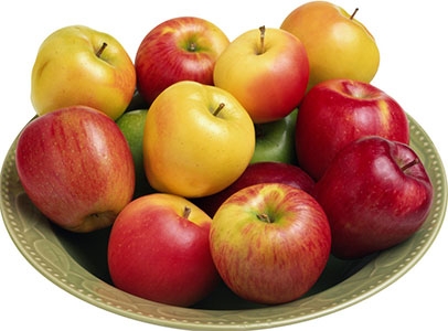 苹果的颜色不一样  养生功效也不一样哦！
